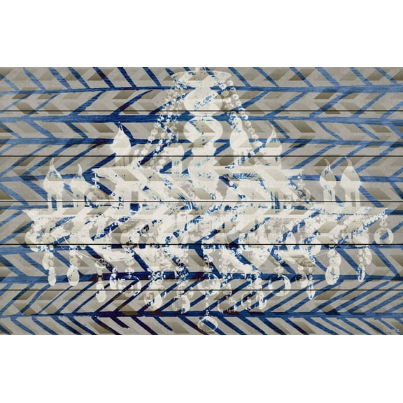 White Light by Parvez Taj Painting Print on White Wood