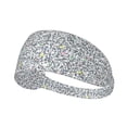 thumbnail image 1 of White Lightning Glitter Headbands for Women Men, Workout Elastic Sweat Band for Yoga Running Cycling Gym Exercise Non Slip Head Bands for Women's Hair, 1 of 5