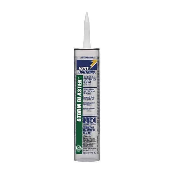 Hybrid Sealant, 10 oz, Cartridge, Whites, Hybrid Base, Storm Blaster