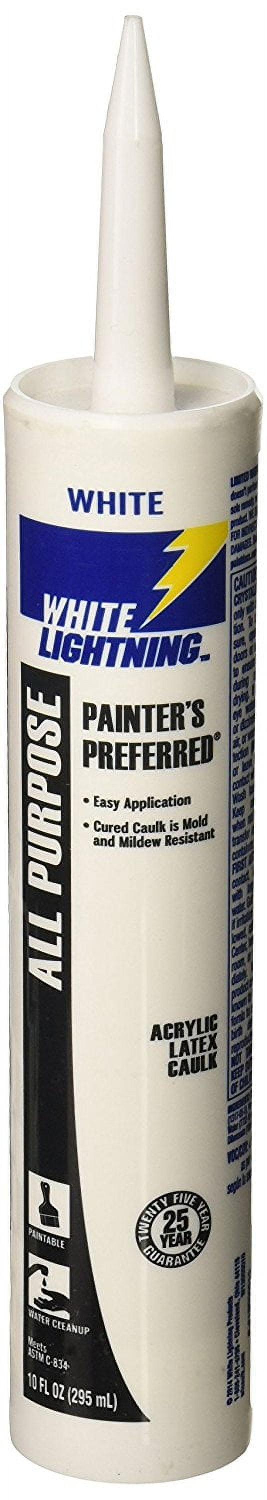 White Lightning Products 30010 Painter's Preferred Acrylic Latex Caulk