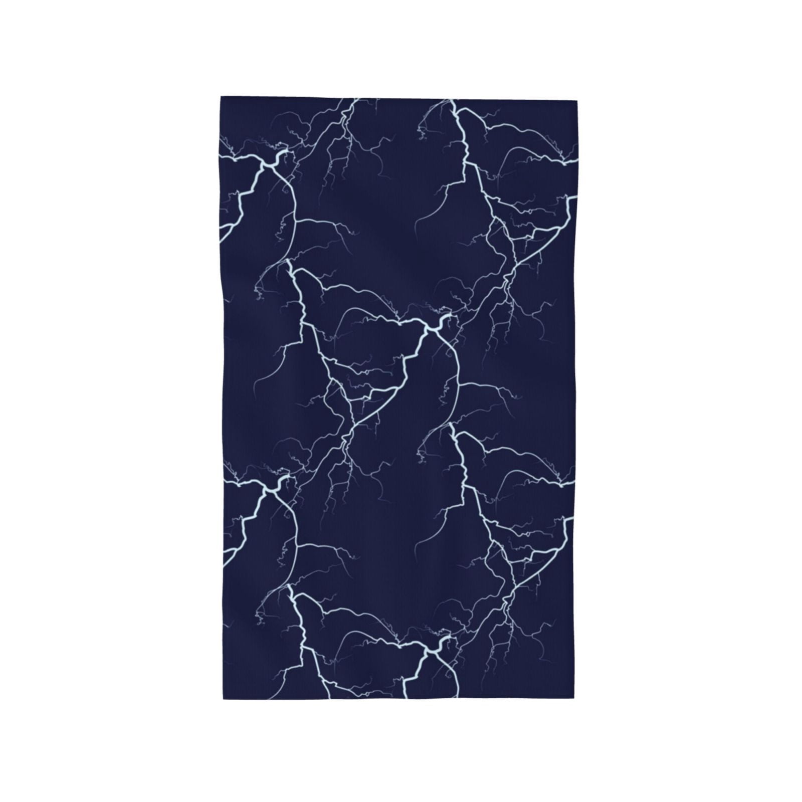 White Lightning Thunder 27.5" x 16" Ultra Soft Hand Towel, Face Wash Cloth for Bathroom, Gym, Travel, Pool