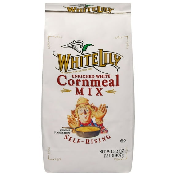 Delicious baking from scratch is at your fingertips with White Lily Self-Rising Buttermilk White Cornmeal Mix. This White Lily cornmeal is ground from whole kernels of white corn and blended with a t