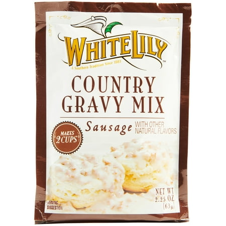 White Lily Sausage Country Gravy Mix, 2.25 oz Envelope