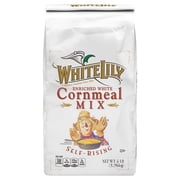 White Lily Self-Rising Enriched White Cornmeal Mix, 5 lb Bag