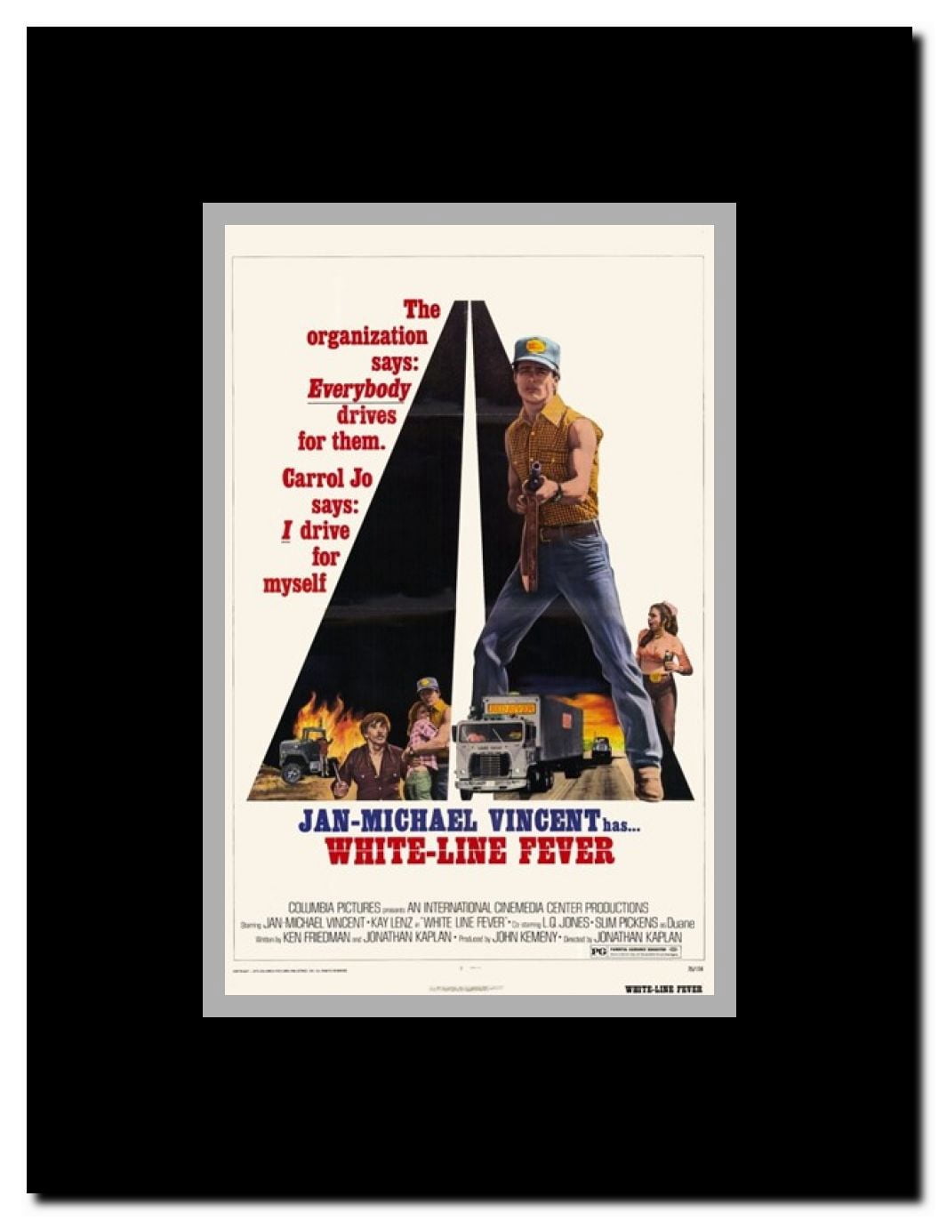 White Line Fever Framed Movie Poster