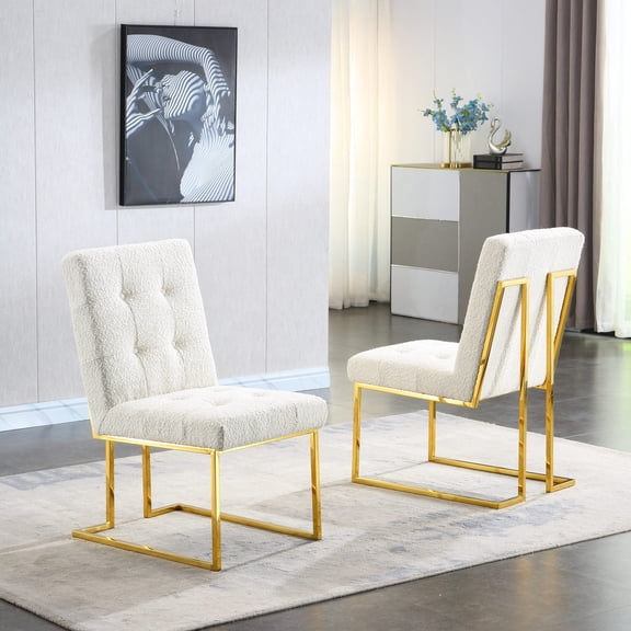 Tufted Side Chair - No Assembly - Any Living Space - Effortless Setup
