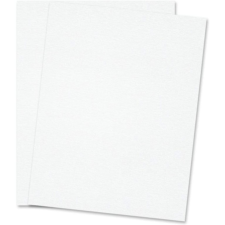  Premium White 80lb Super Smooth 8 1/2 x 11 Discount Card Stock  (50) : Arts, Crafts & Sewing