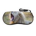 White Lion Yawning Grass Sunglasses Case Neoprene UltraLight and