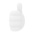 thumbnail image 1 of White Lipstick Holder, Thumb Shape Rack for Cosmetics, Wall Mountable and Compact, 1 of 6