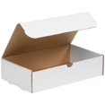 White Literature Mailing Boxes, 11 x 61/2 x 23/4 Inches, Pack of 50