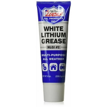 White Lithium Grease 8 Ounce Tube