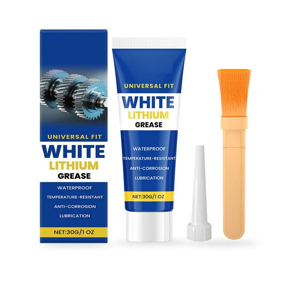 White Lithium Grease Multi-Purpose Lubricant for Hinges, Bearings, Automotive, Waterproof