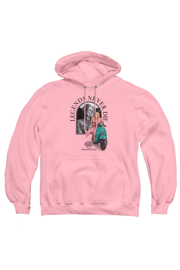 Legends Never Die Adult Pull-Over Hoodie, Pink, Medium