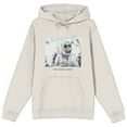 thumbnail image 1 of White Lotus Legends Never Die Long Sleeve Sand Adult Hooded Sweatshirt-Small, 1 of 7
