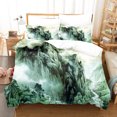 thumbnail image 1 of White Lotus on The Lake Duvet Cover Set 3D Print Plant Polyester Comforter Cover King Size for Kid Boys Bedding Set, 1 of 5