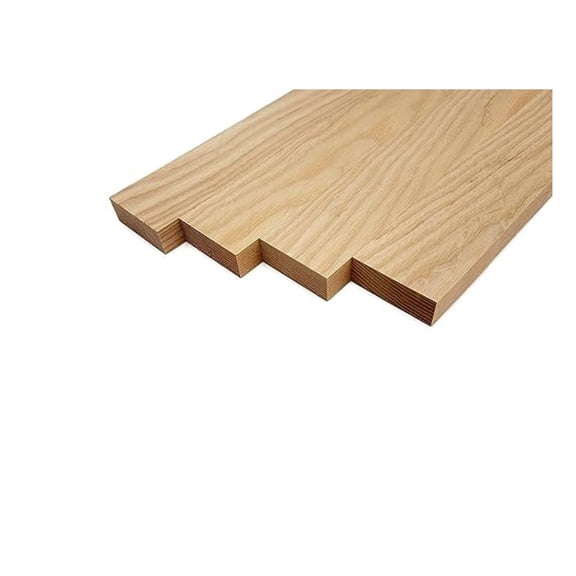 White Lumber Board - 3/4" x 2" (4 Pieces) (3/4" x 2" x 24")
