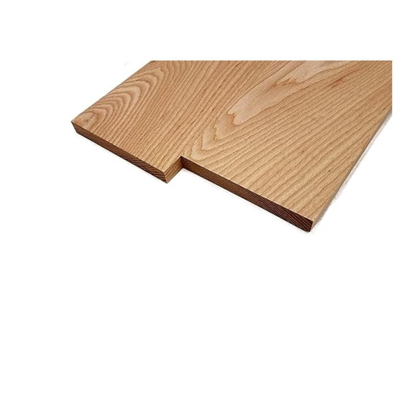 White Lumber Board - 3/4" x 6" (2 Pieces) (3/4" x 6" x 18")