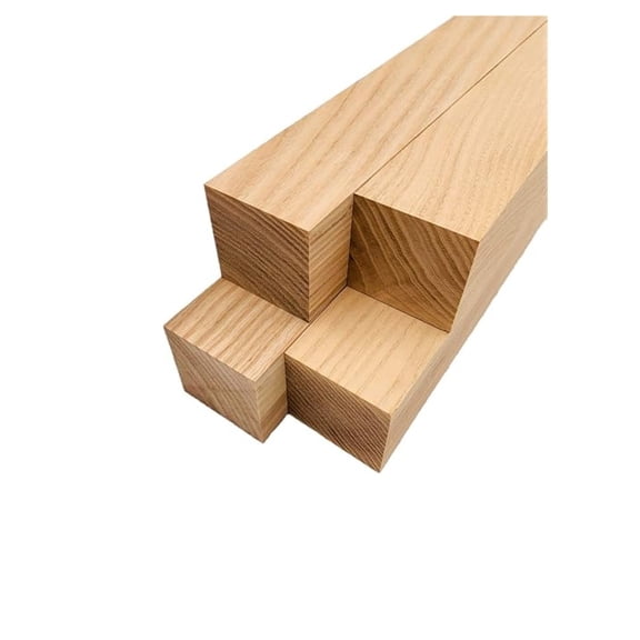 White Lumber Square Turning Blanks (4 Pieces) (2" x 2" x 24")