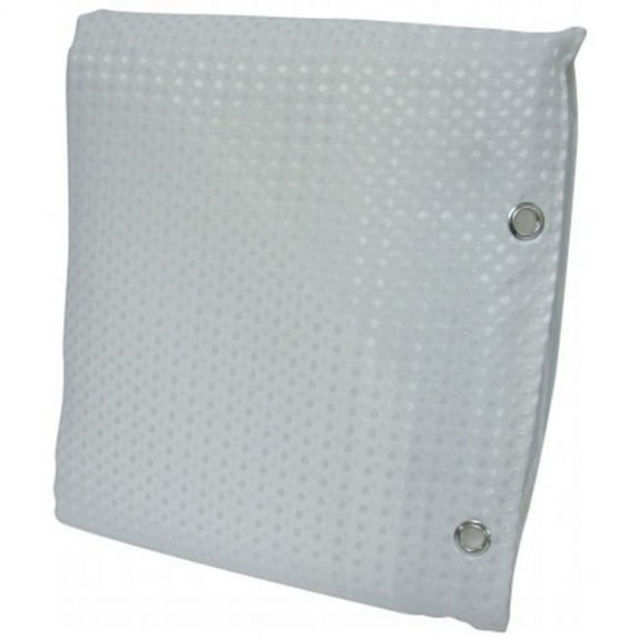 White Luxury Spa Fabric Shower Liner Curtain