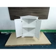 thumbnail image 1 of Freestanding Corner Cabinet with 1 Shelf and 2 Doors - Convenient Storage in Various Rooms, 1 of 7