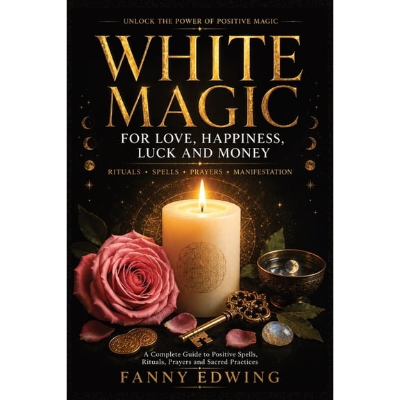 White Magic for Love, Happiness, Luck and Money: The Complete Guide to Positive Spells, Attraction Rituals, Prayers, Inv, (Paperback)