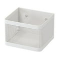 thumbnail image 1 of White Magnetic Refrigerator Organizer - Space Saving Side Shelf for Kitchen Storage, 1 of 6