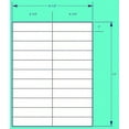 thumbnail image 1 of White Mailing / Shipping / Address Labels for Laser / Inkjet printers - 4 1/4 x 1 Inches - 22 Labels per sheet - 100 Sheets., 1 of 2