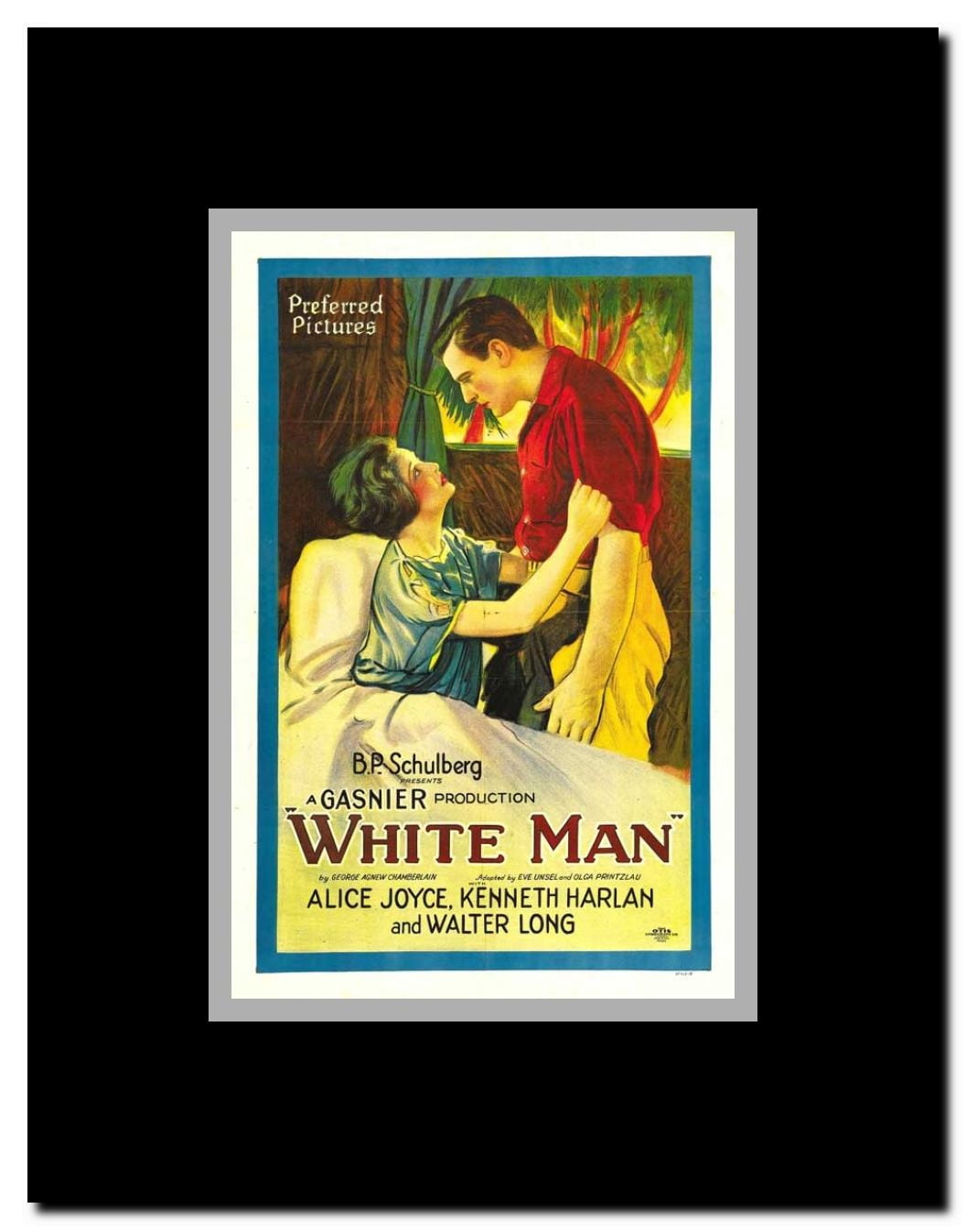 White Man Framed Movie Poster