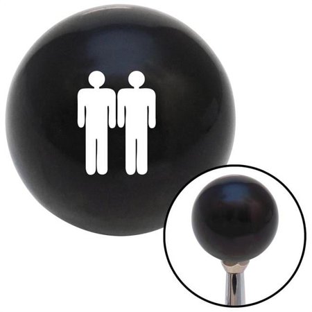White Man Standing by Man Black Shift Knob with M16 x 1.5 Insert Shifter Auto Brody