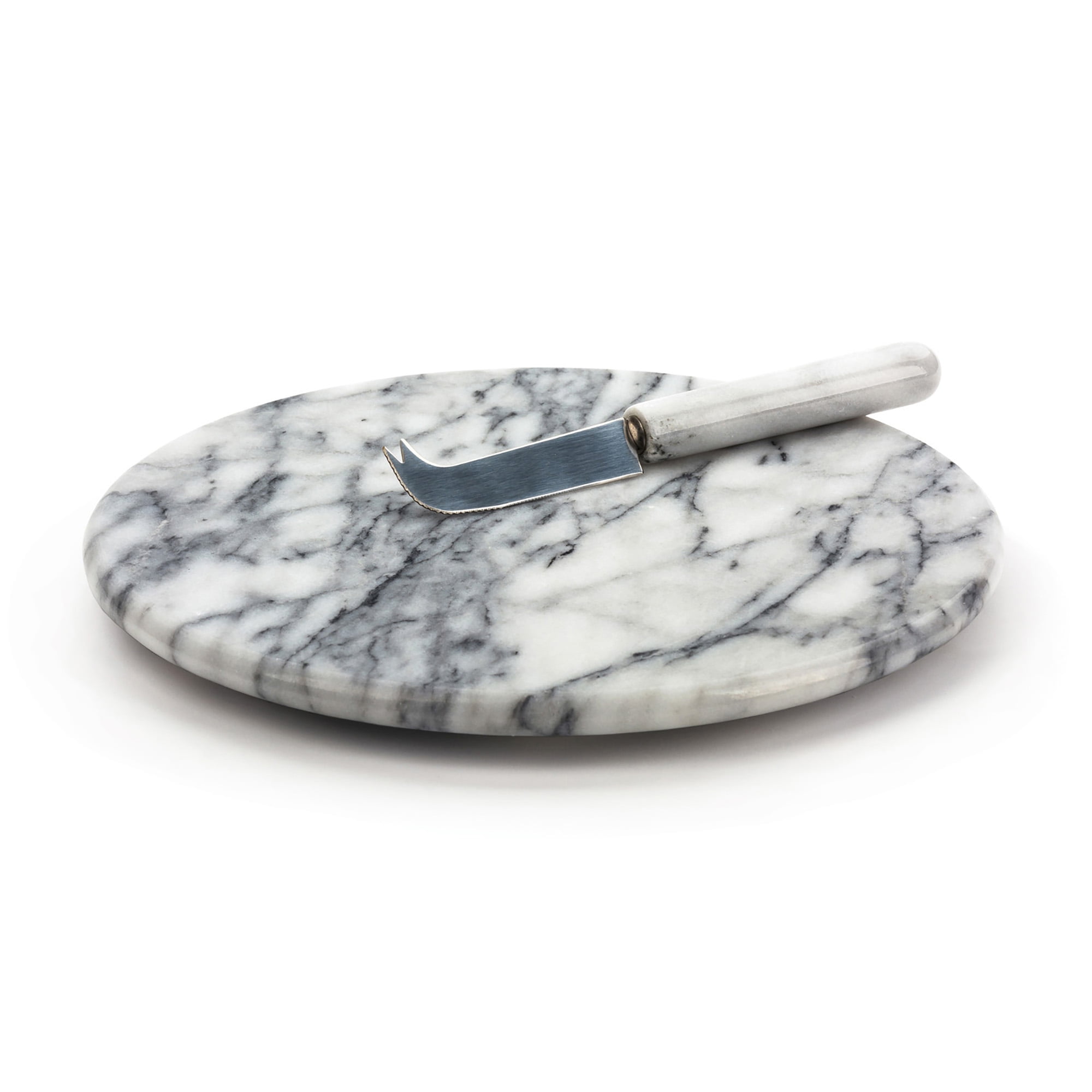 Mercer41 Albertin Marble Cheese Board and Knife