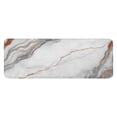 thumbnail image 1 of White Marble Copper Line Pattern Kitchen Rug Mat,Kitchen Runner Rugs Non Skid Washable,Decorative Kitchen Floor Mats for Kitchen,Sink,Laundry,17"x47.2", 1 of 7
