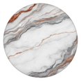 thumbnail image 1 of White Marble Copper Line Pattern Round Fitted Tablecloth with Elastic Edge,Dining Table Cover Waterproof,Outdoor Round Tablecloth for Camping,Dining,Indoor and Outdoor, 1 of 7