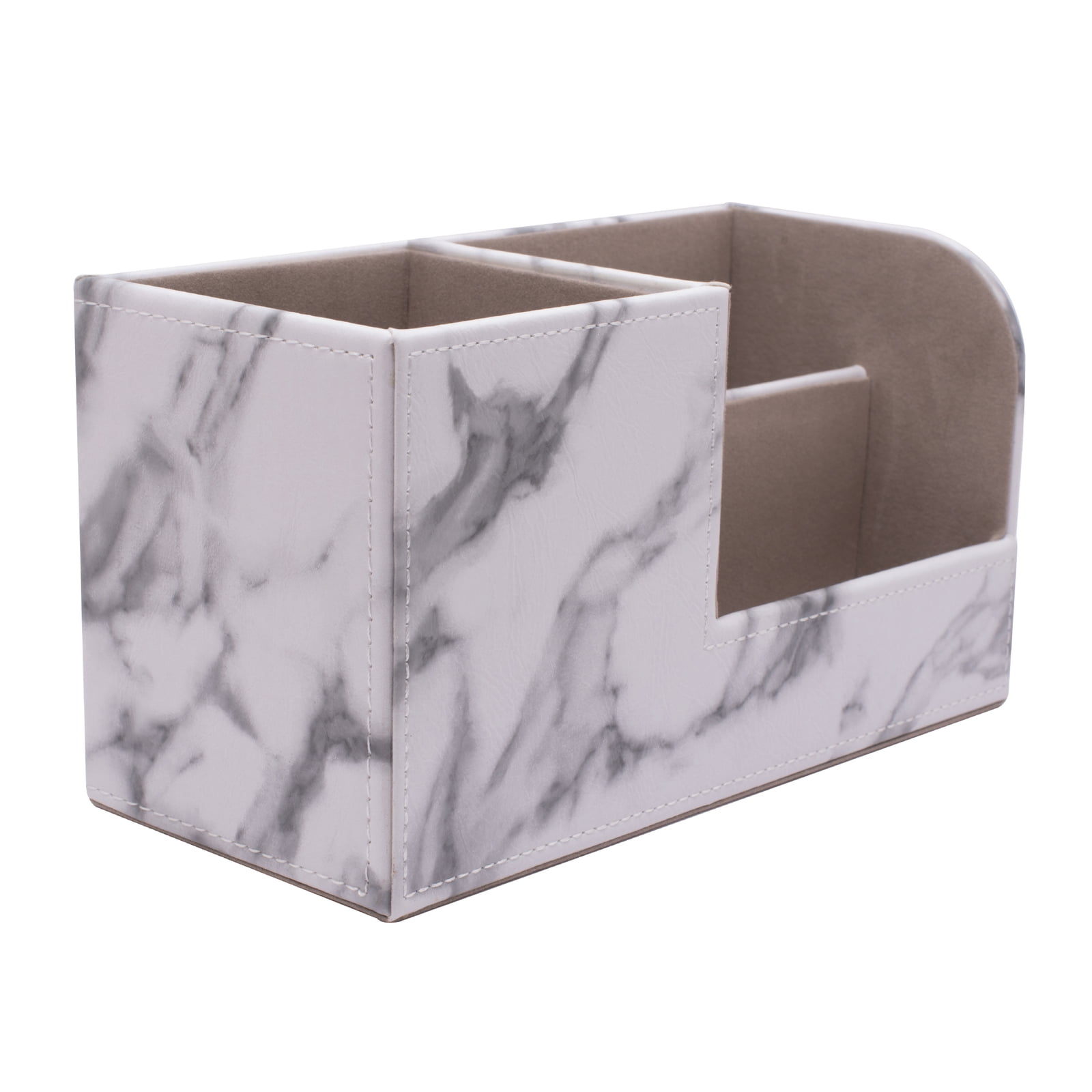 My Space Organizers Marble Desk Organizer For Office Supplies And  Accessories - 9 Sections - Pencil Pen Holder Storage - Desktop Organization  Decor