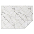 thumbnail image 1 of White Marble Gold Line Pattern Rectangle Tablecloth 60"x84",Waterproof Polyester Rectangle Table Cloth, Wipeable Spillproof Polyester Tablecloth for Dining, Camping, Indoor and Outdoor, 1 of 5