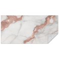 thumbnail image 1 of White Marble Rose Gold Line Pattern Rectangle Tablecloth 60"x120",Waterproof Polyester Rectangle Table Cloth, Wipeable Spillproof Polyester Tablecloth for Dining, Camping, Indoor and Outdoor, 1 of 6