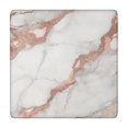 thumbnail image 1 of White Marble Rose Gold Line Pattern Square Fitted Tablecloth with Elastic Edge,Square Table Cover,Washable Elastic Table Cover for Home Kitchen Party Decor 34"x34", 1 of 6