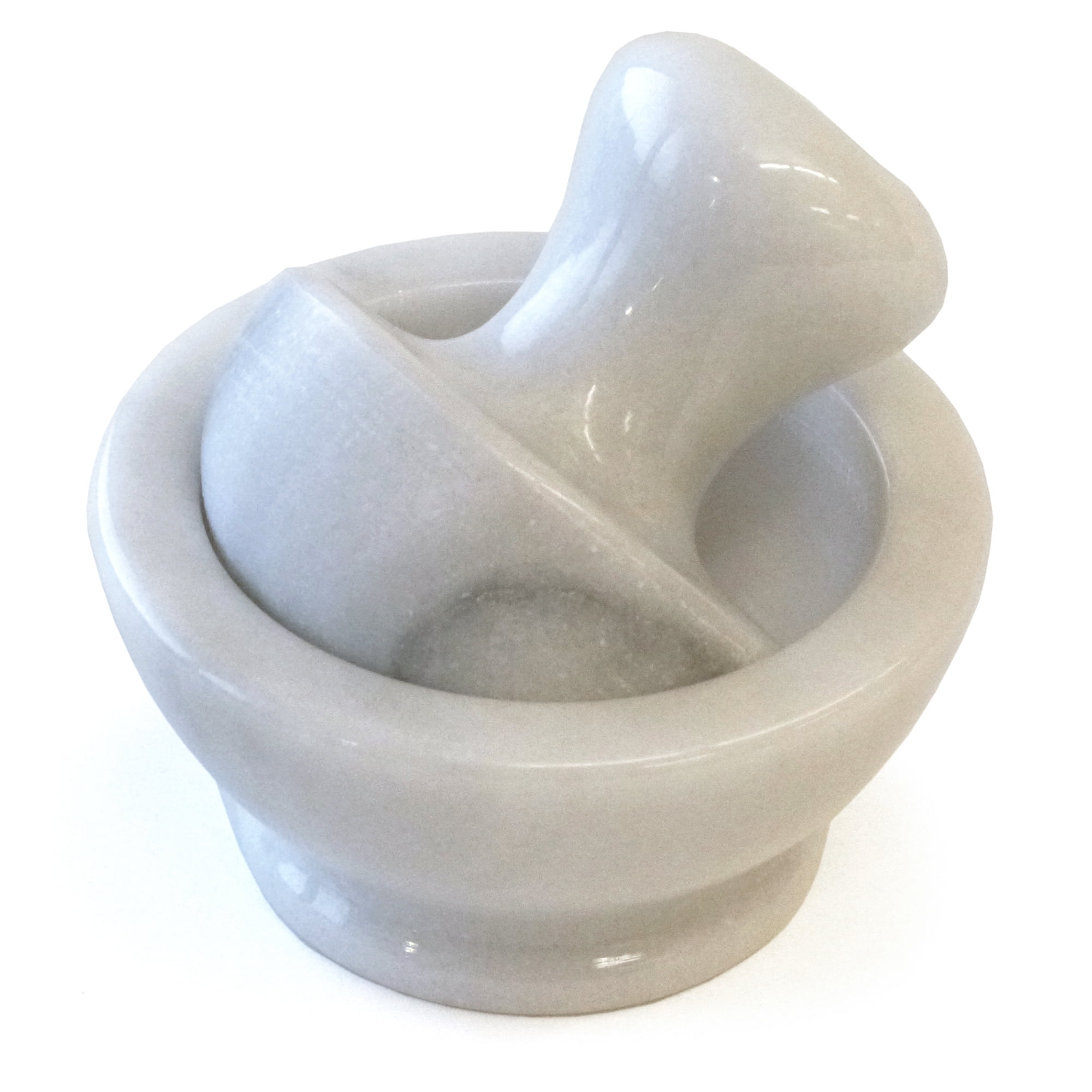 Sagler mortar and pestle set Marble Grey 3.75 inches diameter – sagler