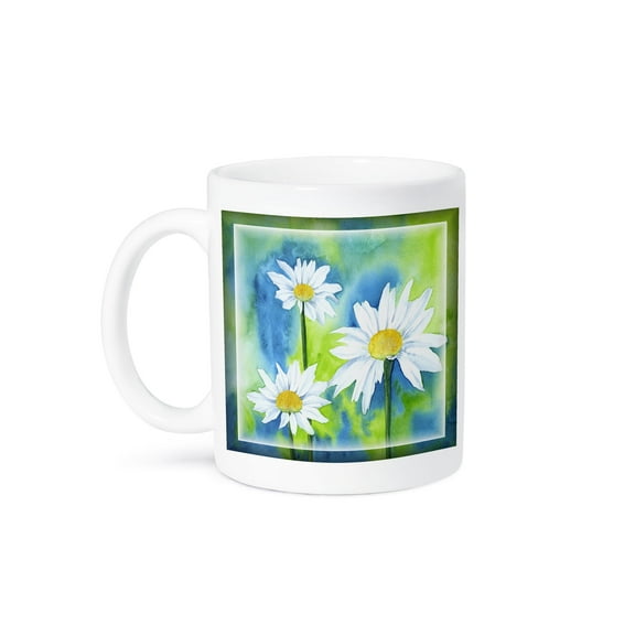 White Marguerite, 11oz Mug