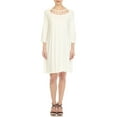 thumbnail image 1 of White Mark 3/4 Sleeve Crisscross Neck Dress (Women's & Women's Plus), 1 of 5