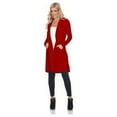 thumbnail image 1 of White Mark 618-03 Women North Cardigan - Red, 1 of 1