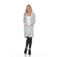 thumbnail image 1 of White Mark 618-04 Women North Cardigan - Gray, 1 of 1