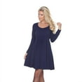 thumbnail image 1 of White Mark 846-101-L Jenara Dress, Navy - Large, 1 of 5