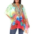 thumbnail image 1 of White Mark Casual Cover-up Tunic Top (Women's Plus), 1 of 5
