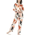 thumbnail image 1 of White Mark Fashion's Printed Satin Pajama Set, 1 of 6