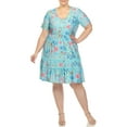 thumbnail image 1 of White Mark Floral High Waist Tiered Dress (Women's & Women's Plus), 1 of 5