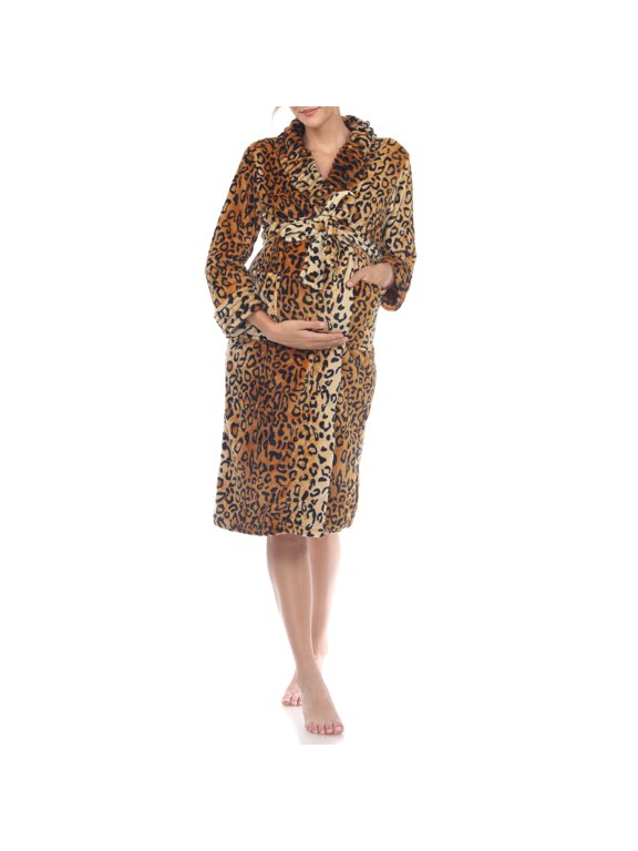 Long Sleeve Maternity Robe (Maternity & Maternity Plus)