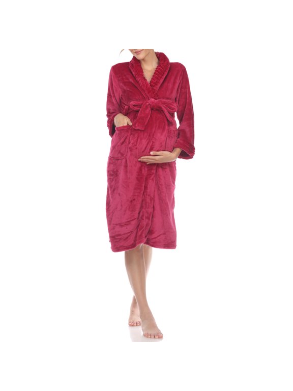 Long Sleeve Maternity Robe (Maternity & Maternity Plus)