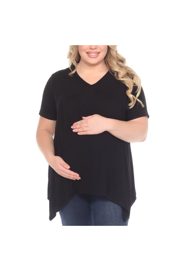 Maternity Shirred Maternity Top, Women's, S-3X