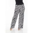 thumbnail image 1 of White Mark PS550-53-1XL Women Plus Size Printed Palazzo Pants - 1XL, 1 of 1