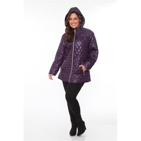 White Mark Plus Women's Puffer Coat